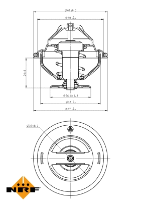 Termostatas NRF 725105
