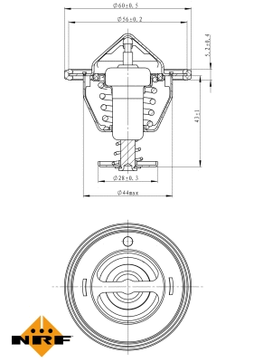 Termostatas NRF 725107