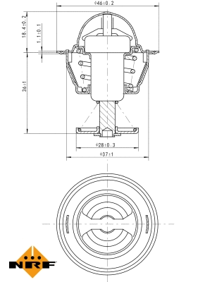 Termostatas NRF 725109