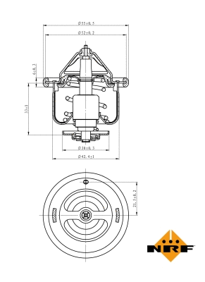 Termostatas NRF 725110