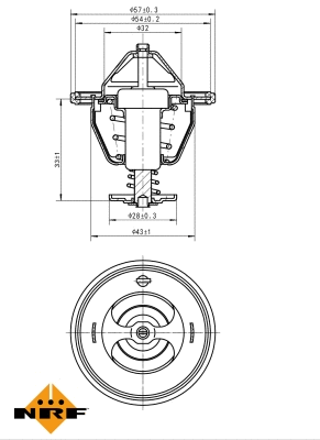Termostatas NRF 725111