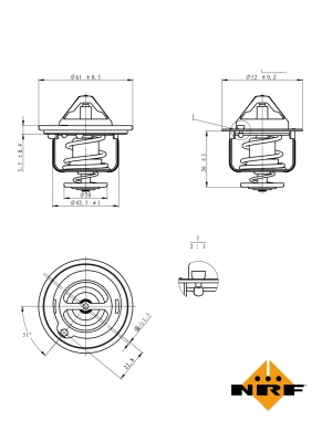 Termostatas NRF 725143