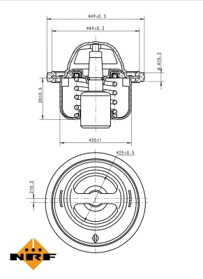 Termostatas NRF 725146