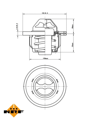 Termostatas NRF 725150