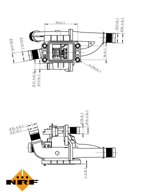 Termostatas NRF 725163