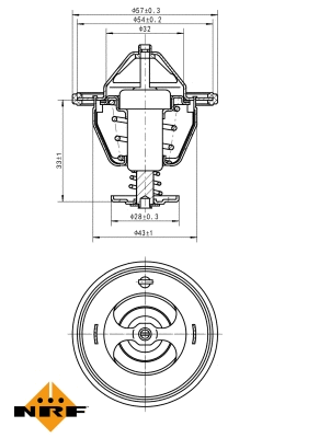 Termostatas NRF 725174