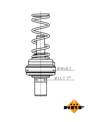 Termostatas NRF 725195