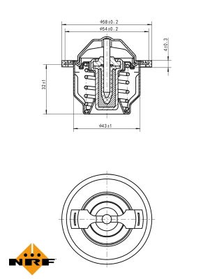 Termostatas NRF 725205
