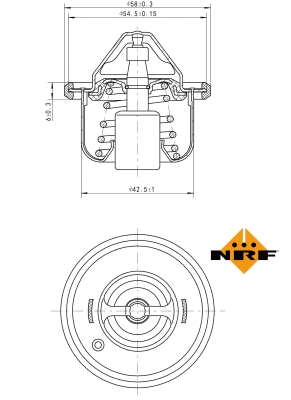 Termostatas NRF 725211