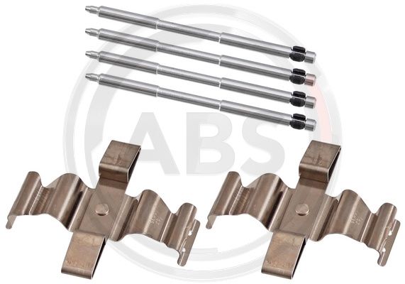 Diskinių stabdžių trinkelių priedų komplektas A.B.S. 0107Q