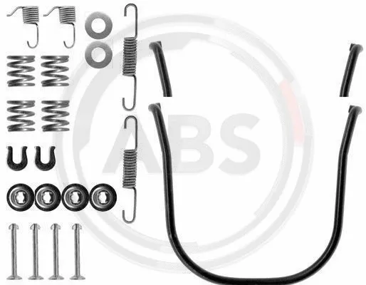 Stabdžių trinkelių priedų komplektas A.B.S. 0634Q
