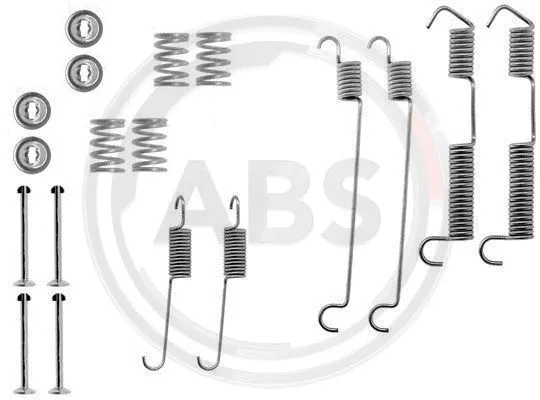 Stabdžių trinkelių priedų komplektas A.B.S. 0646Q