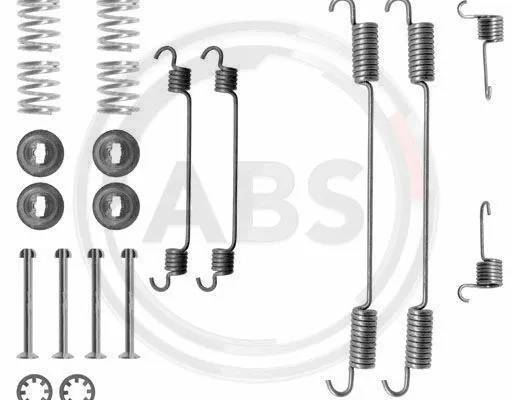 Stabdžių trinkelių priedų komplektas A.B.S. 0740Q