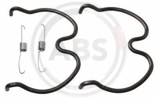 Stabdžių trinkelių priedų komplektas A.B.S. 0837Q