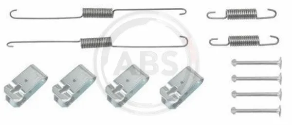 Stabdžių trinkelių priedų komplektas A.B.S. 0888Q