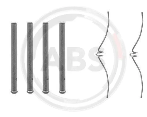 Diskinių stabdžių trinkelių priedų komplektas A.B.S. 1061Q
