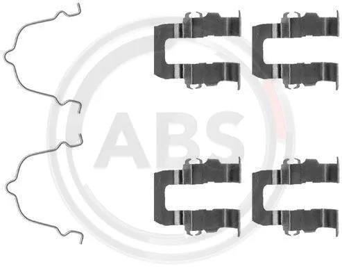 Diskinių stabdžių trinkelių priedų komplektas A.B.S. 1119Q