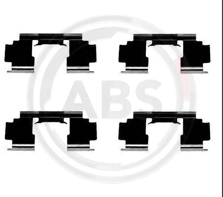 Diskinių stabdžių trinkelių priedų komplektas A.B.S. 1276Q