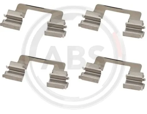 Diskinių stabdžių trinkelių priedų komplektas A.B.S. 1867Q