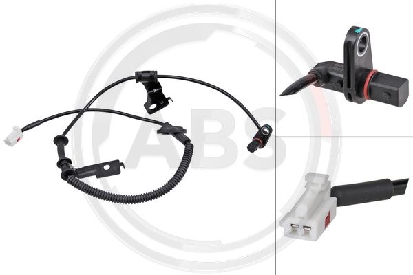 Rato greičio jutiklis (ABS daviklis) A.B.S. 31622