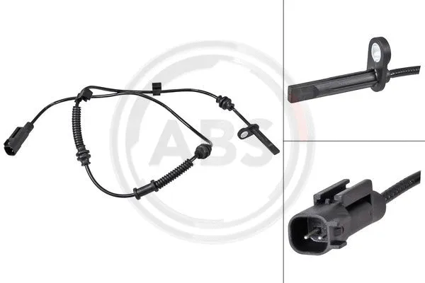 Rato greičio jutiklis (ABS daviklis) A.B.S. 31825