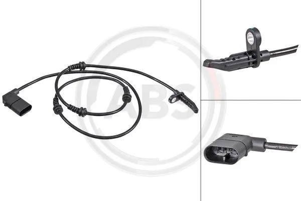 Rato greičio jutiklis (ABS daviklis) A.B.S. 31990