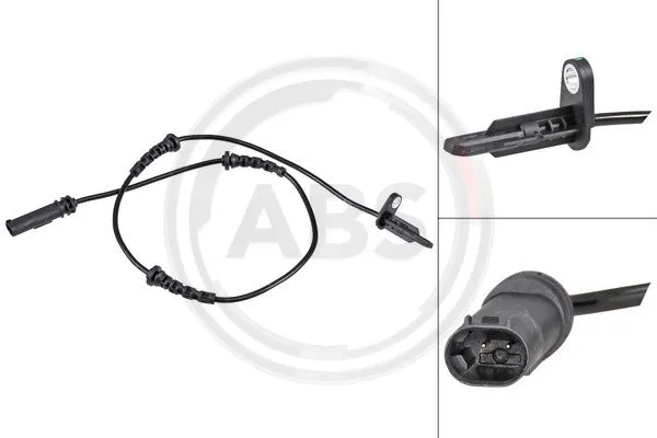 Rato greičio jutiklis (ABS daviklis) A.B.S. 32027