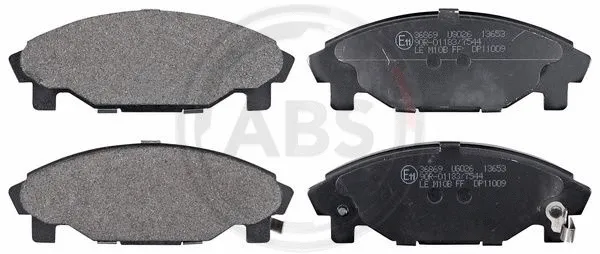 Diskinių stabdžių trinkelių rinkinys A.B.S. 36869
