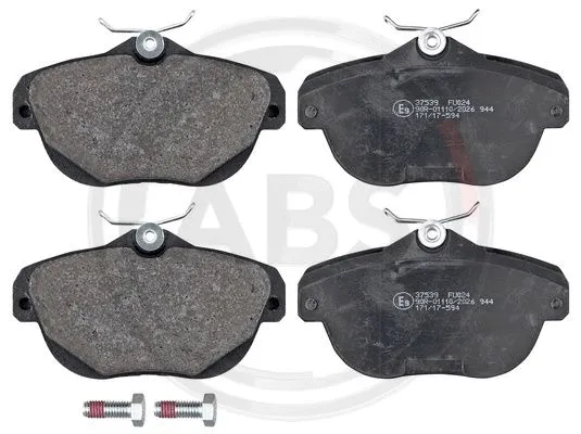 Diskinių stabdžių trinkelių rinkinys A.B.S. 37539