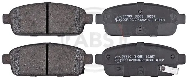 Diskinių stabdžių trinkelių rinkinys A.B.S. 37790