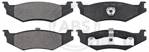 Diskinių stabdžių trinkelių rinkinys A.B.S. 38512