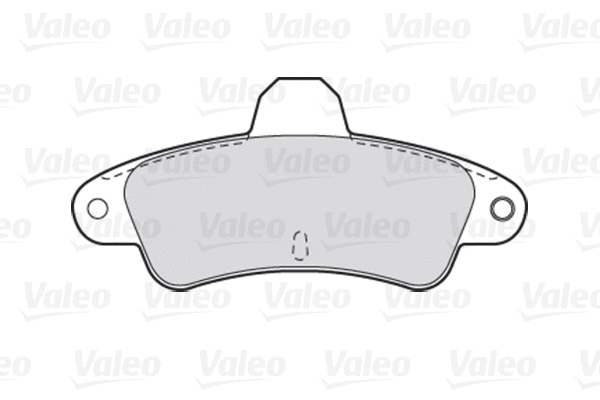 Diskinių stabdžių trinkelių rinkinys VALEO 301005