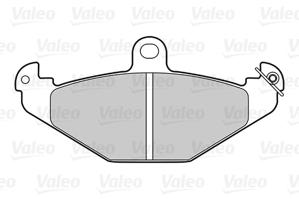 Diskinių stabdžių trinkelių rinkinys VALEO 301007