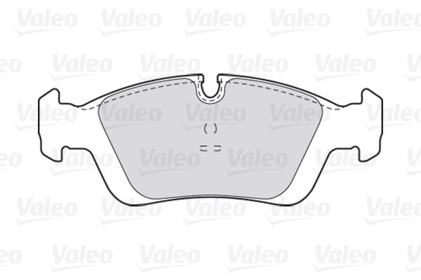 Diskinių stabdžių trinkelių rinkinys VALEO 301018