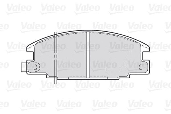 Diskinių stabdžių trinkelių rinkinys VALEO 301020