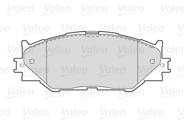 Diskinių stabdžių trinkelių rinkinys VALEO 301035