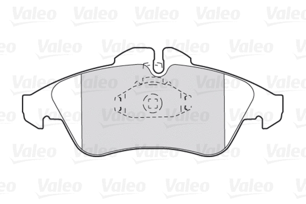 Diskinių stabdžių trinkelių rinkinys VALEO 301044