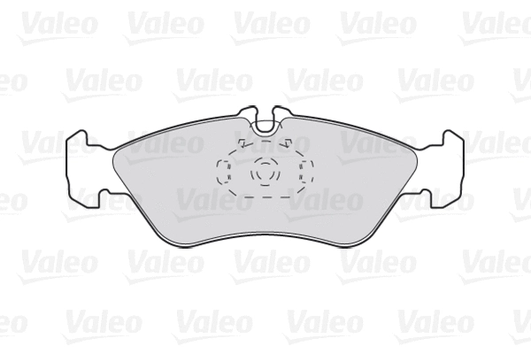 Diskinių stabdžių trinkelių rinkinys VALEO 301046