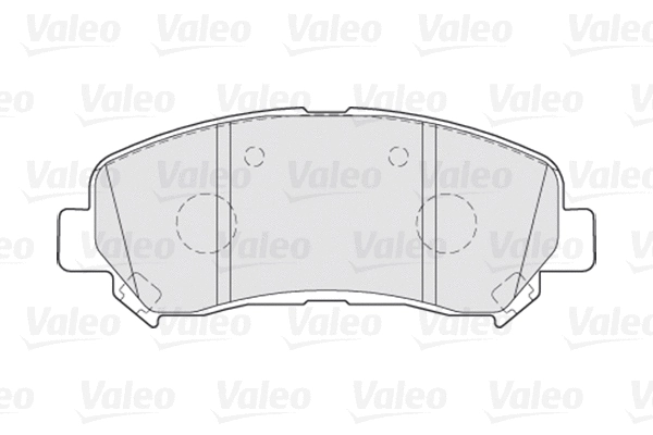 Diskinių stabdžių trinkelių rinkinys VALEO 301067