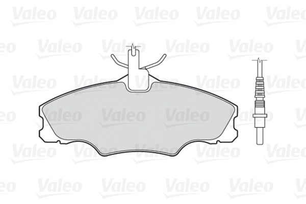 Diskinių stabdžių trinkelių rinkinys VALEO 301068