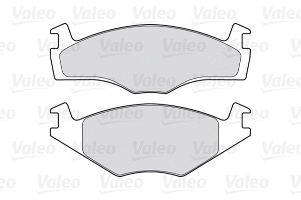 Diskinių stabdžių trinkelių rinkinys VALEO 301124