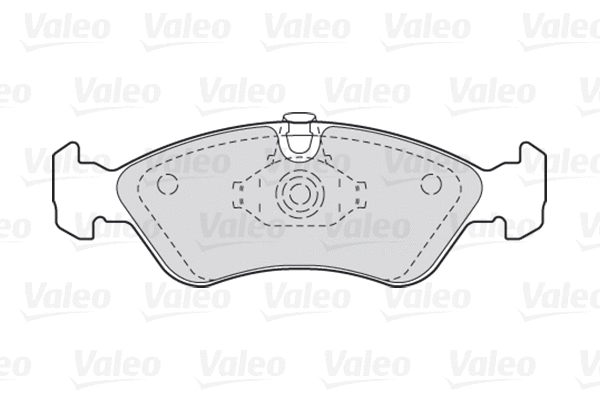 Diskinių stabdžių trinkelių rinkinys VALEO 301184