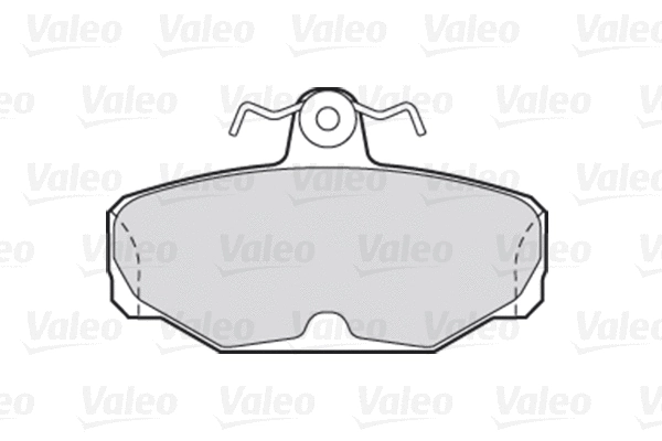 Diskinių stabdžių trinkelių rinkinys VALEO 301240