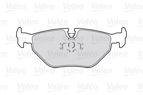 Diskinių stabdžių trinkelių rinkinys VALEO 301259
