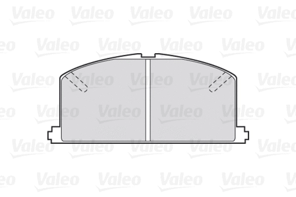 Diskinių stabdžių trinkelių rinkinys VALEO 301266