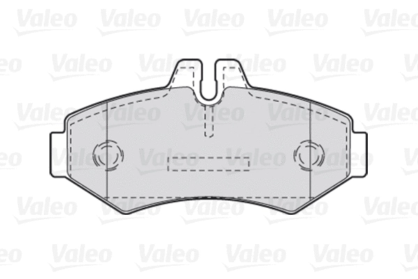 Diskinių stabdžių trinkelių rinkinys VALEO 301300