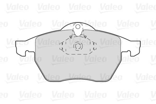 Diskinių stabdžių trinkelių rinkinys VALEO 301305