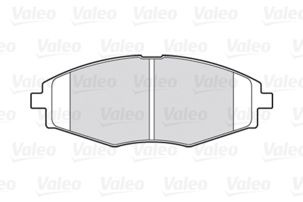 Diskinių stabdžių trinkelių rinkinys VALEO 301316