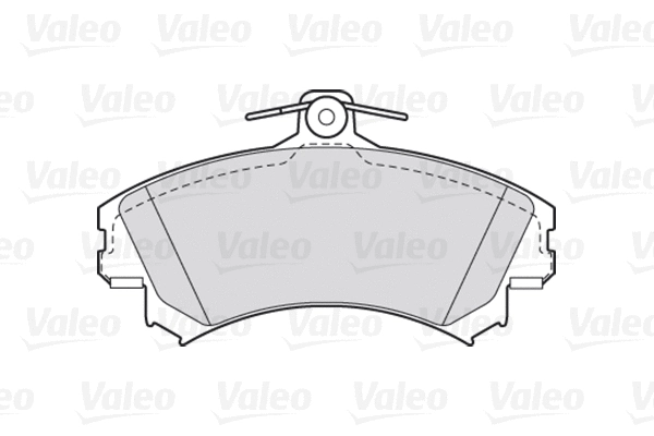 Diskinių stabdžių trinkelių rinkinys VALEO 301318