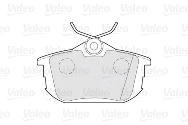 Diskinių stabdžių trinkelių rinkinys VALEO 301319